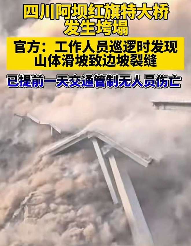 四川BWIN一座特大桥垮塌今年1月才合拢还没通车就塌了！咋回事？(图2)