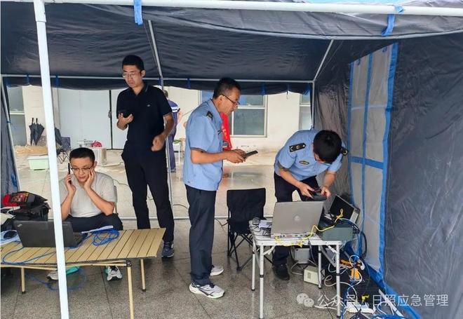 日照与青岛联合开展流动测震演练联调工作(图1)